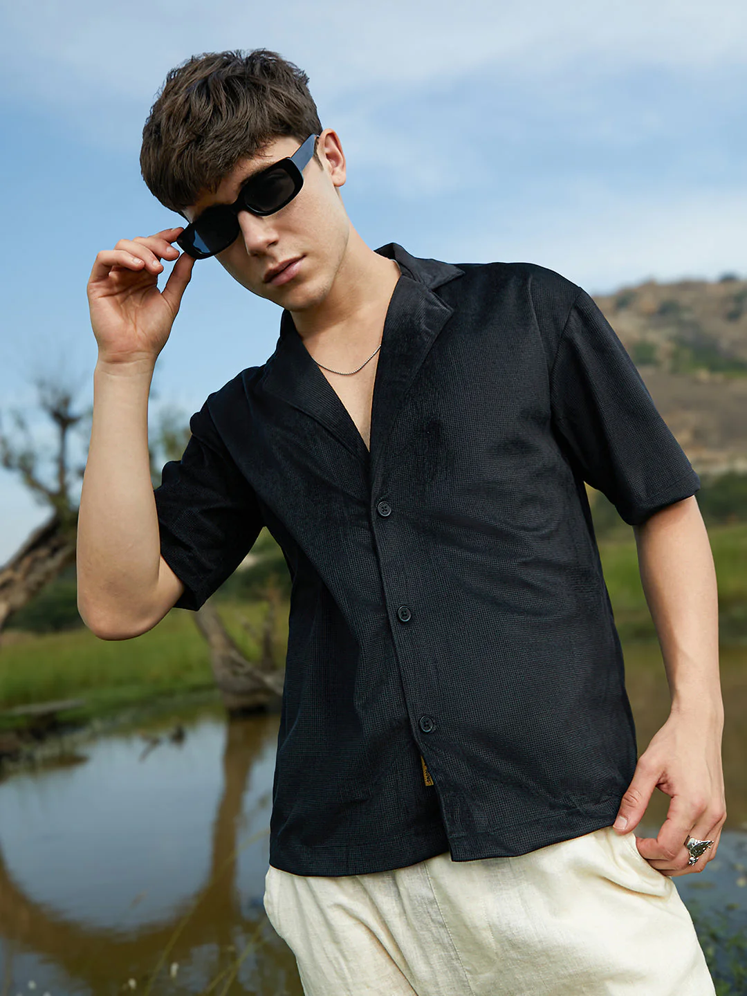 Solid Knit Shirt