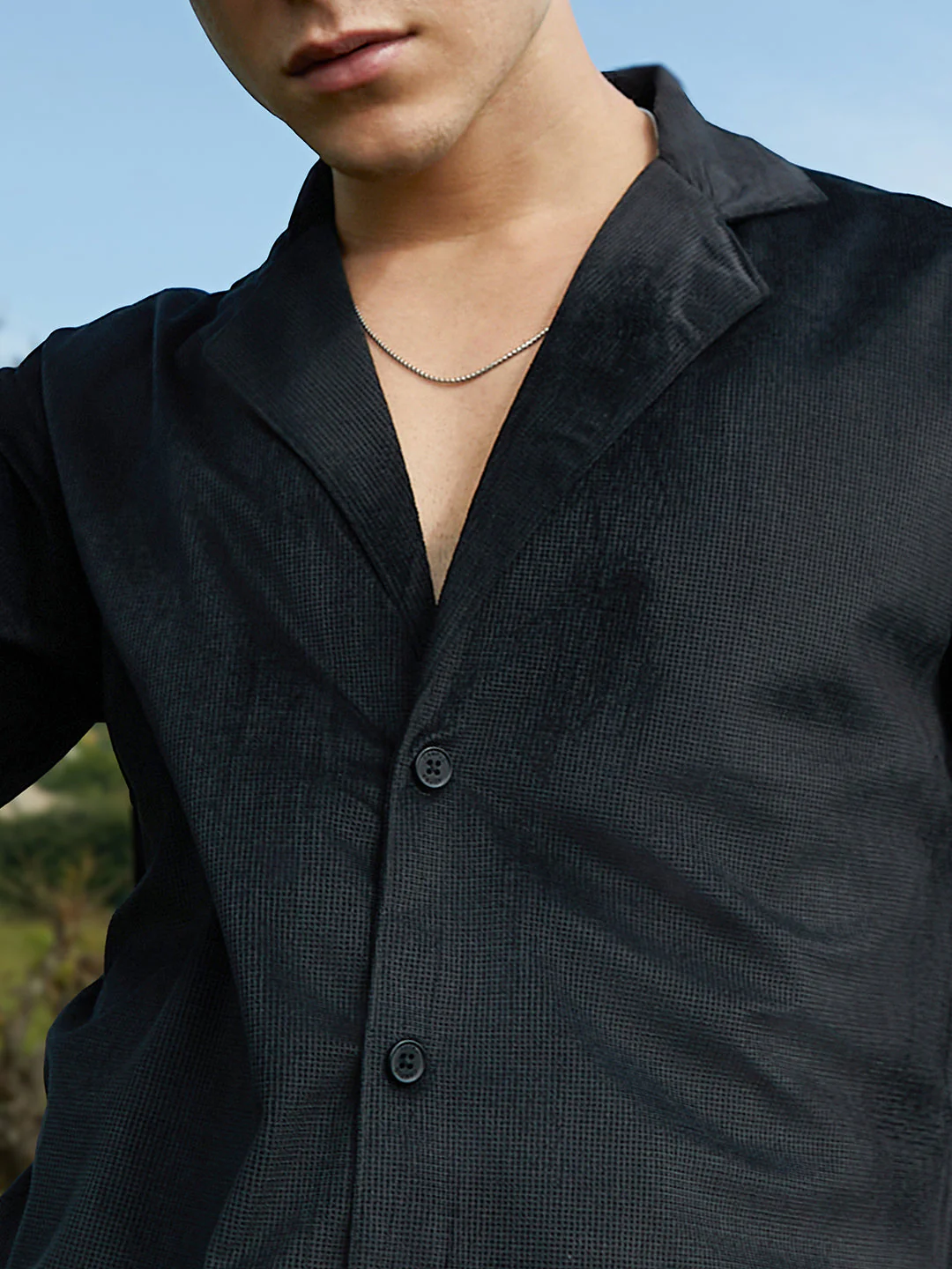 Solid Knit Shirt - Image 7