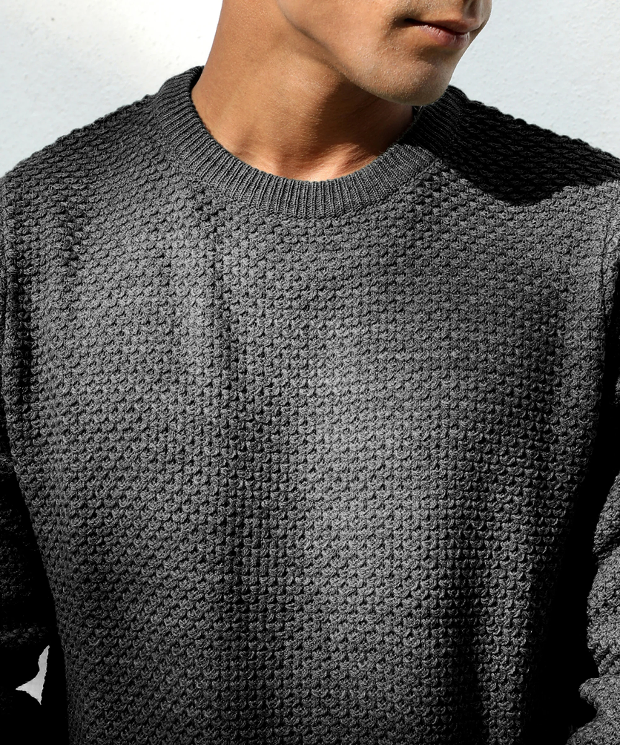 Solid Knitted Pullover Sweater - Image 17