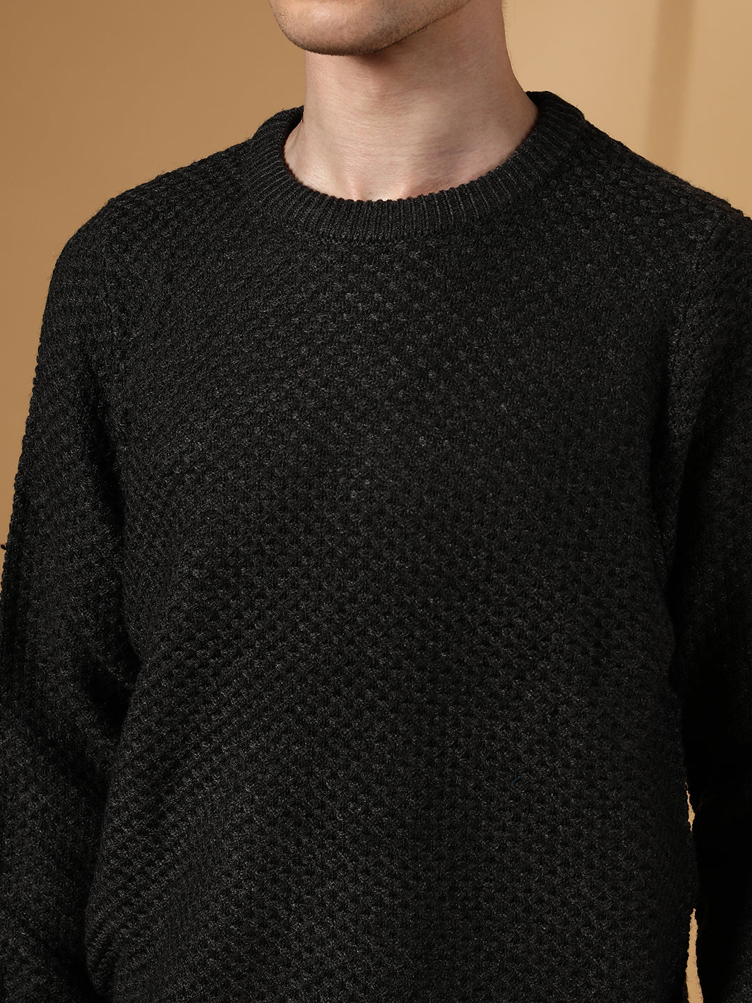 Solid Knitted Pullover Sweater - Image 18