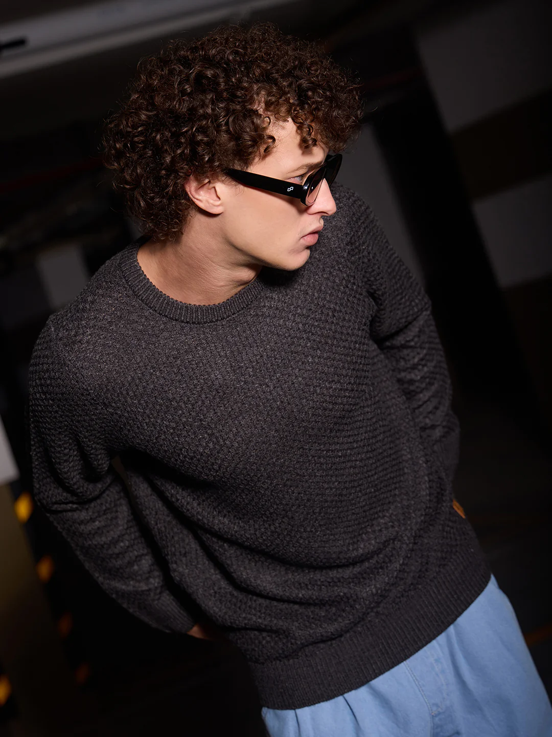 Solid Knitted Pullover Sweater - Image 19