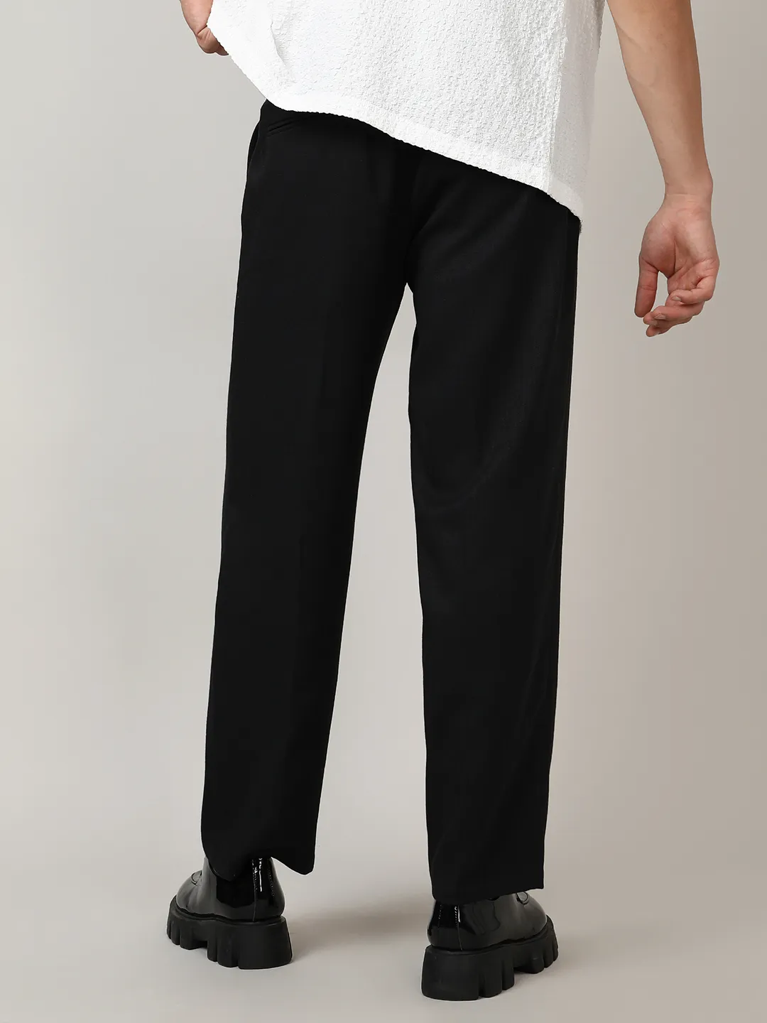 Lightweight - Solid Tailored Trousers - Image 4