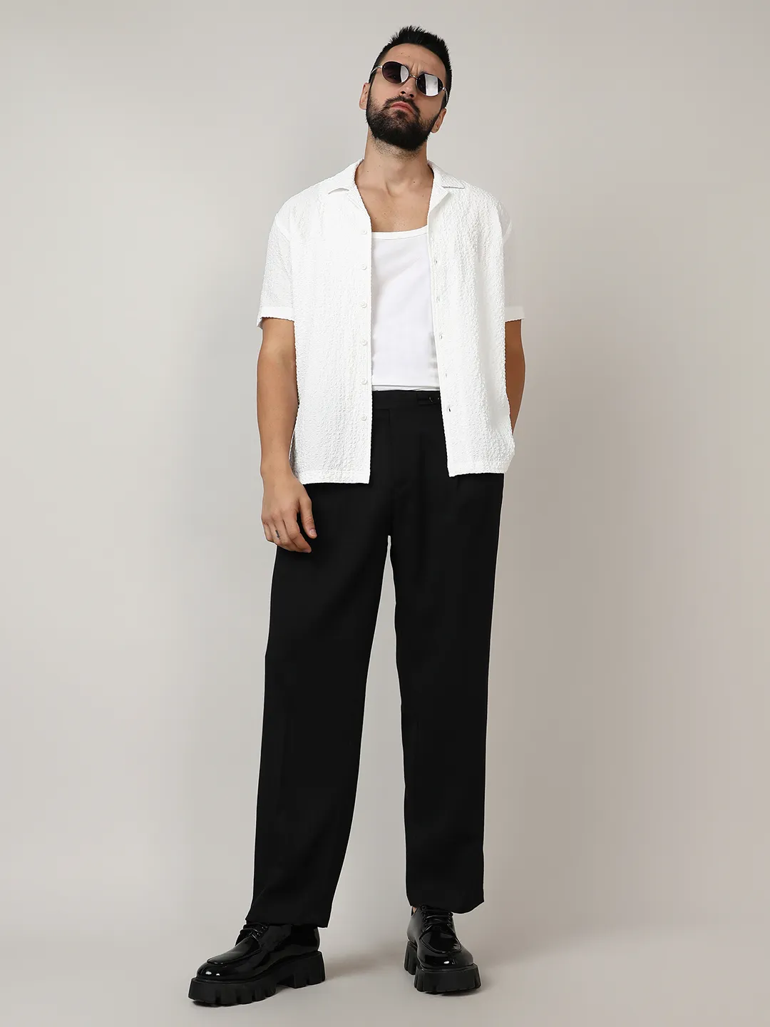 Lightweight - Solid Tailored Trousers - Image 6