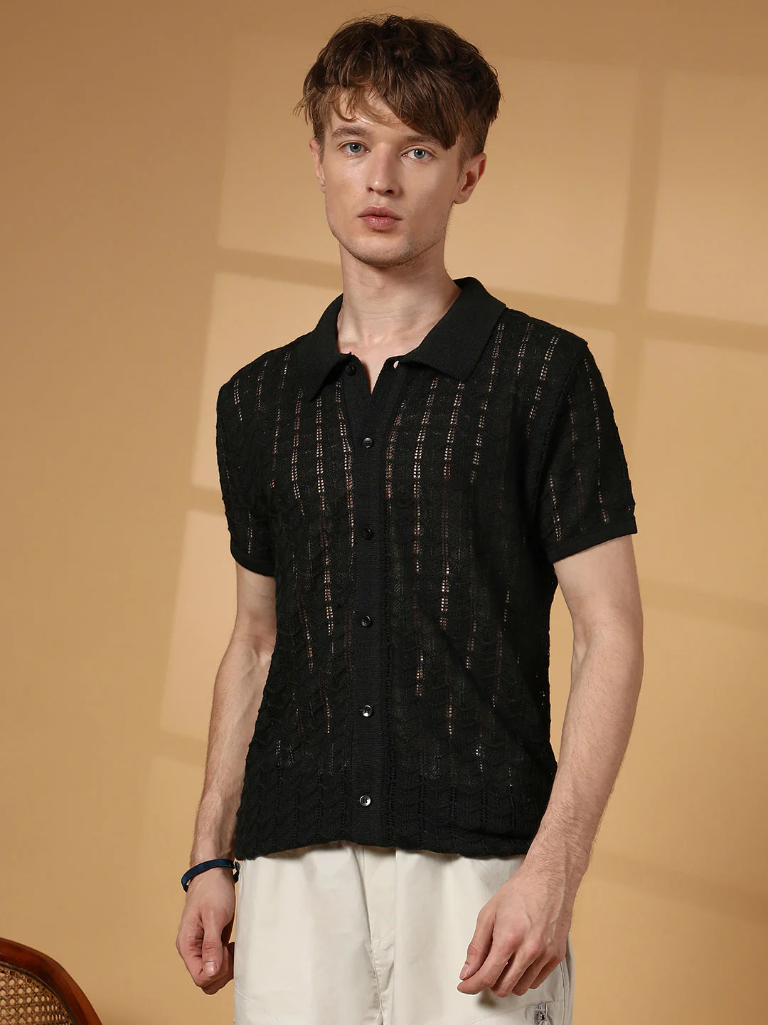 Spear-Knit Slim-Fit Shirt - Image 2