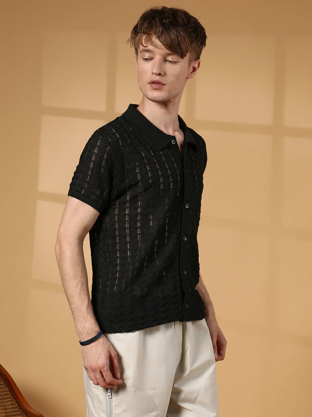 Spear-Knit Slim-Fit Shirt - Image 3
