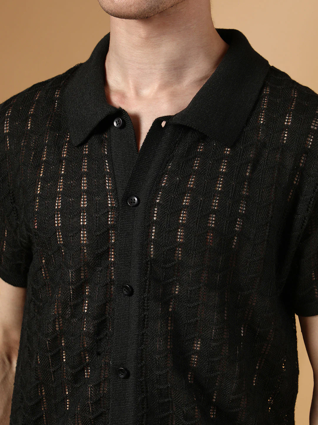 Spear-Knit Slim-Fit Shirt - Image 7