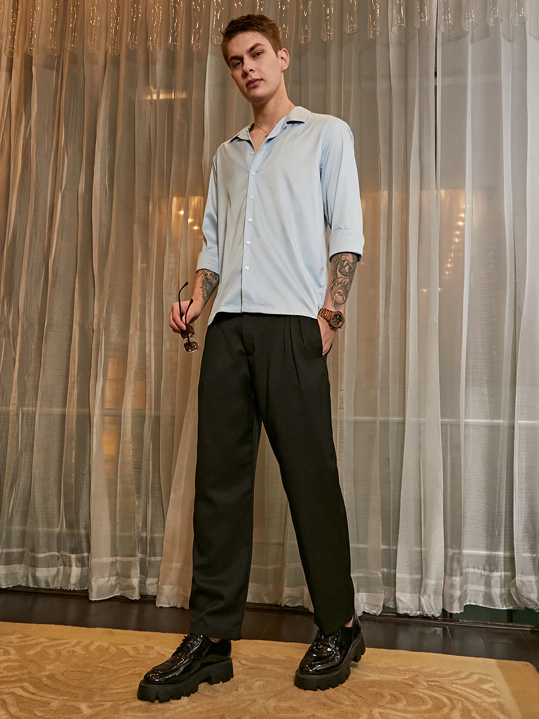 Lightweight - Straight Tailored Trousers - Image 5