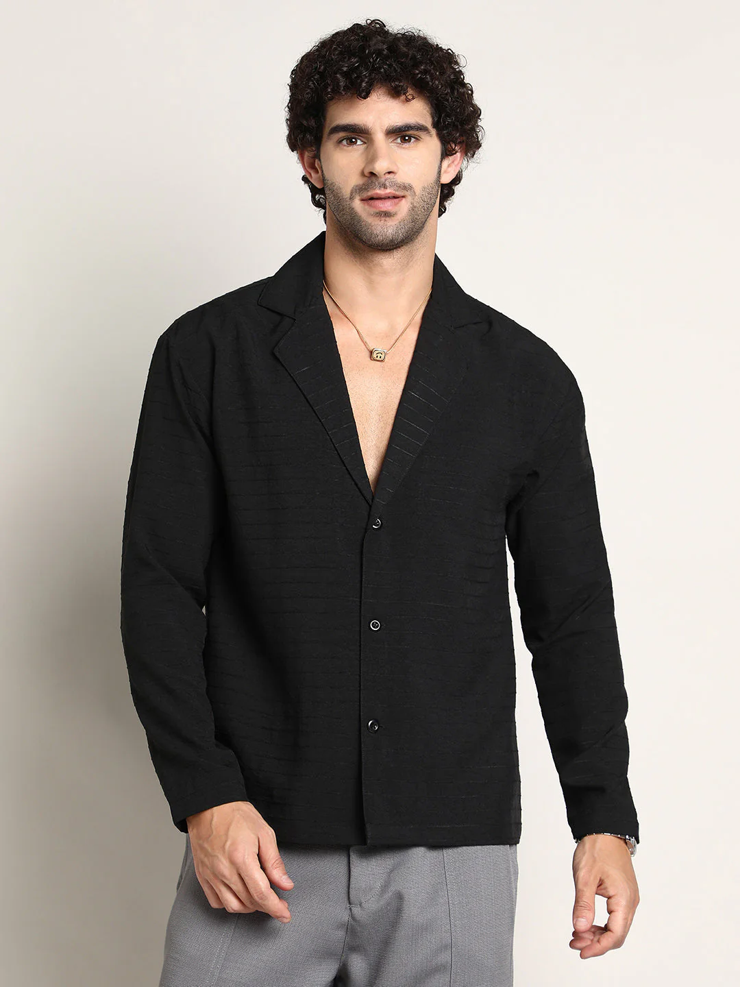 Striped Cuban Shirt - Image 2