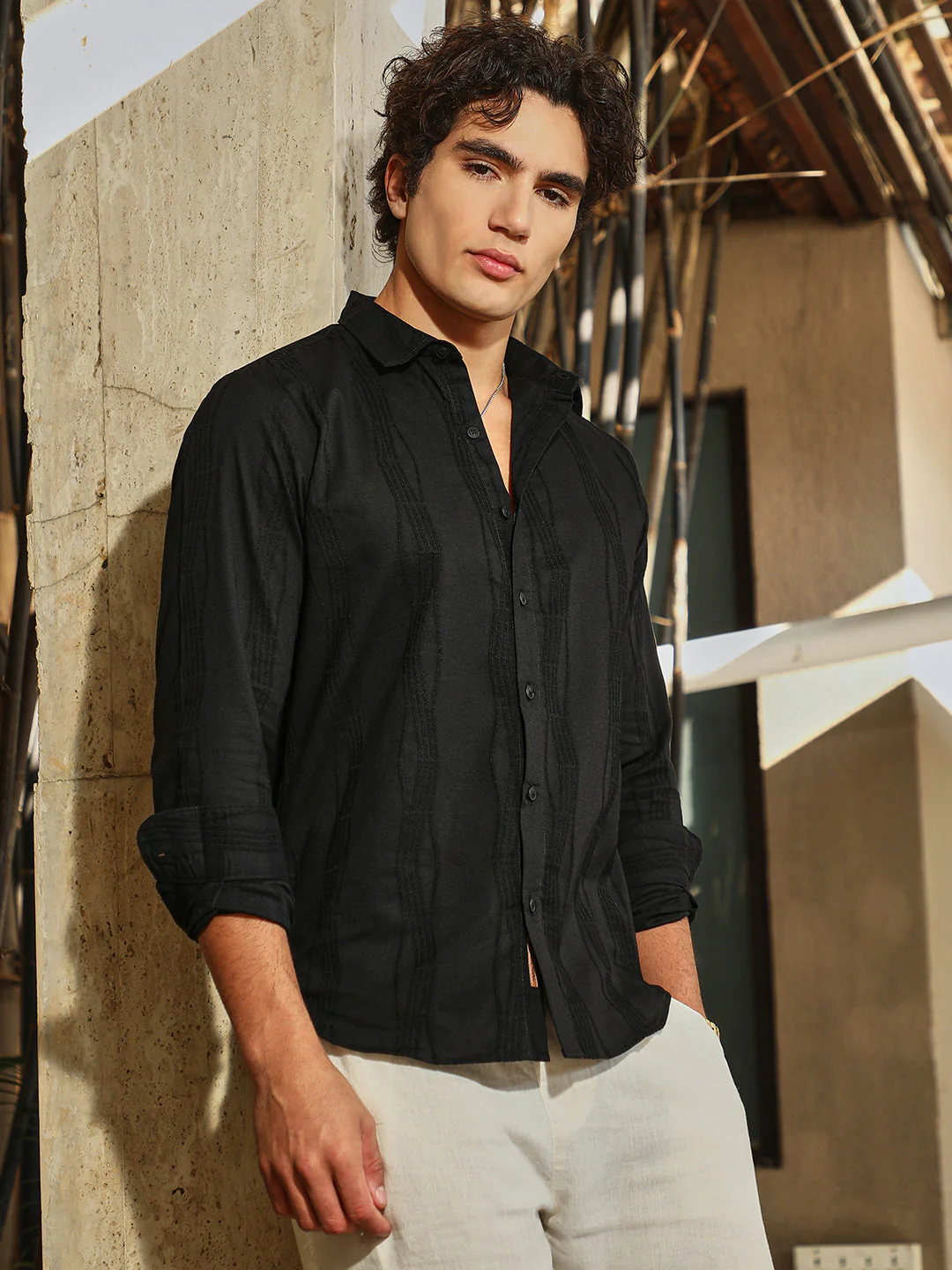 Swirl-Tactile Shirt