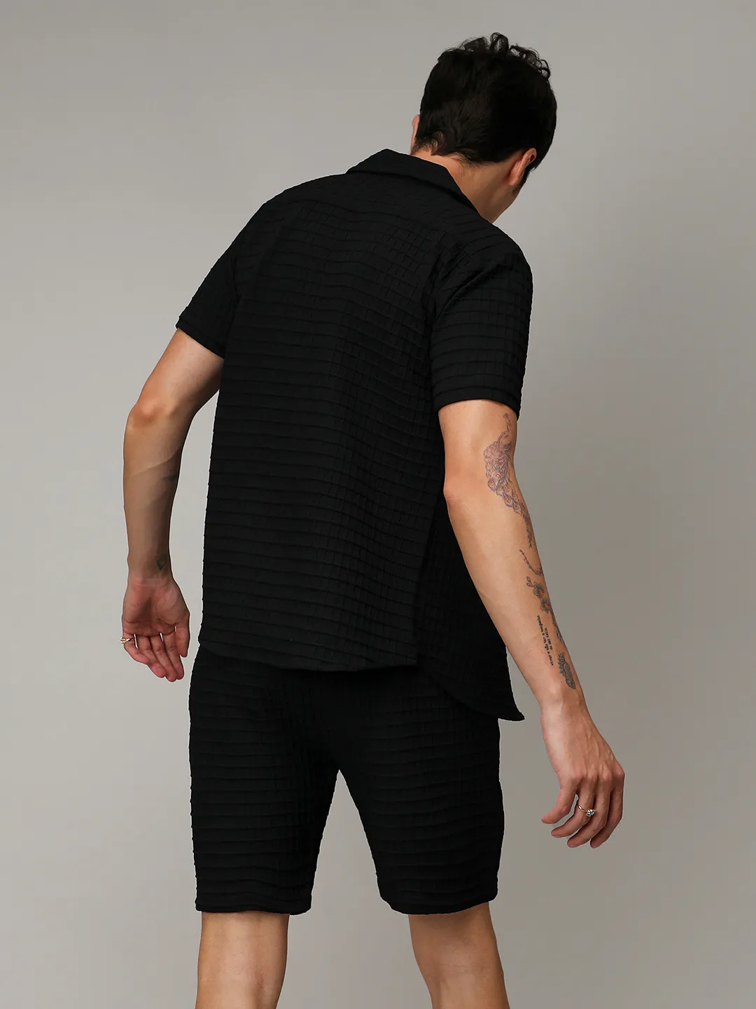 Textured Graph Check Co-Ord Set - Image 7