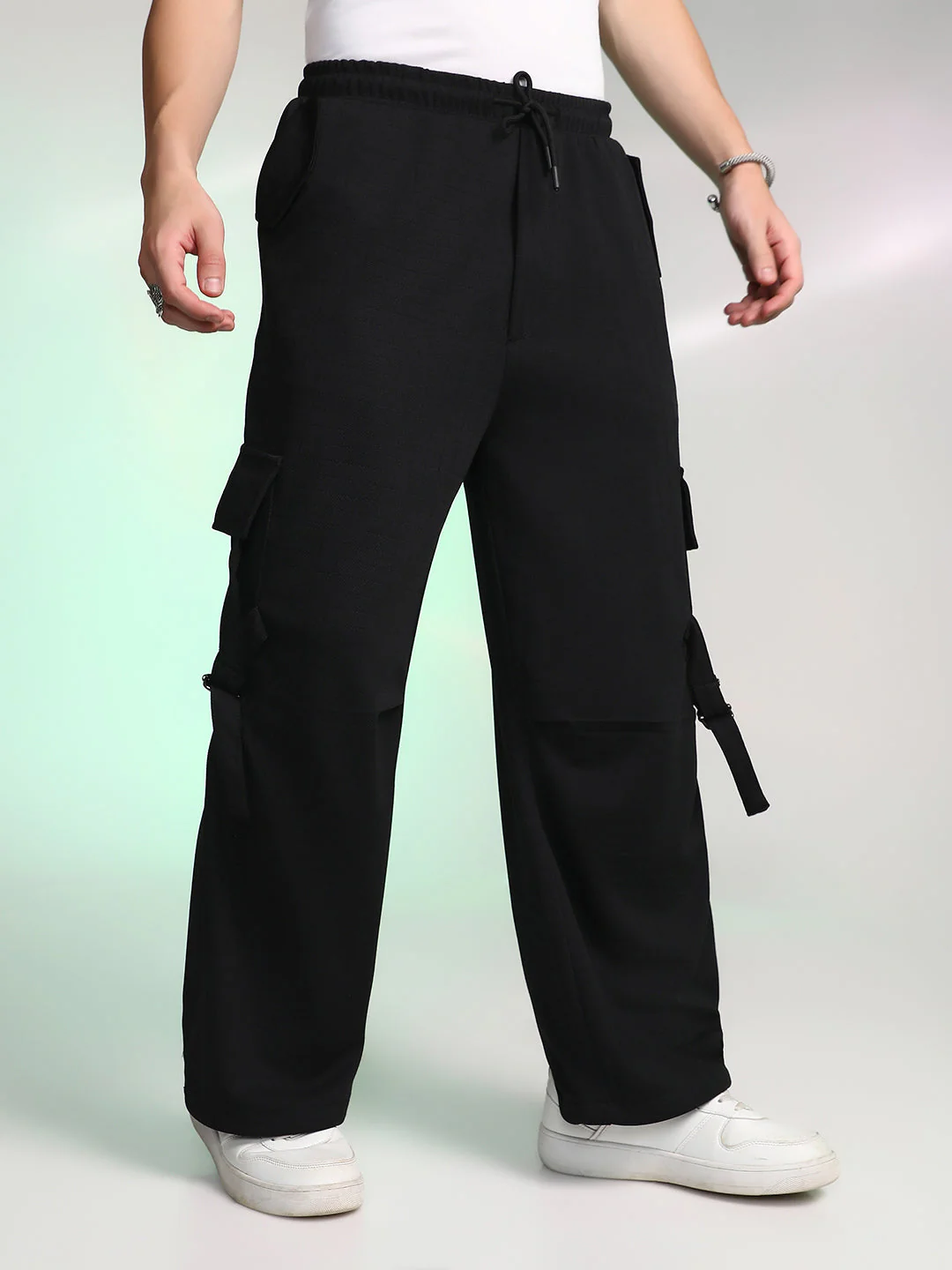 Textured Modular Utility Trousers - Image 3