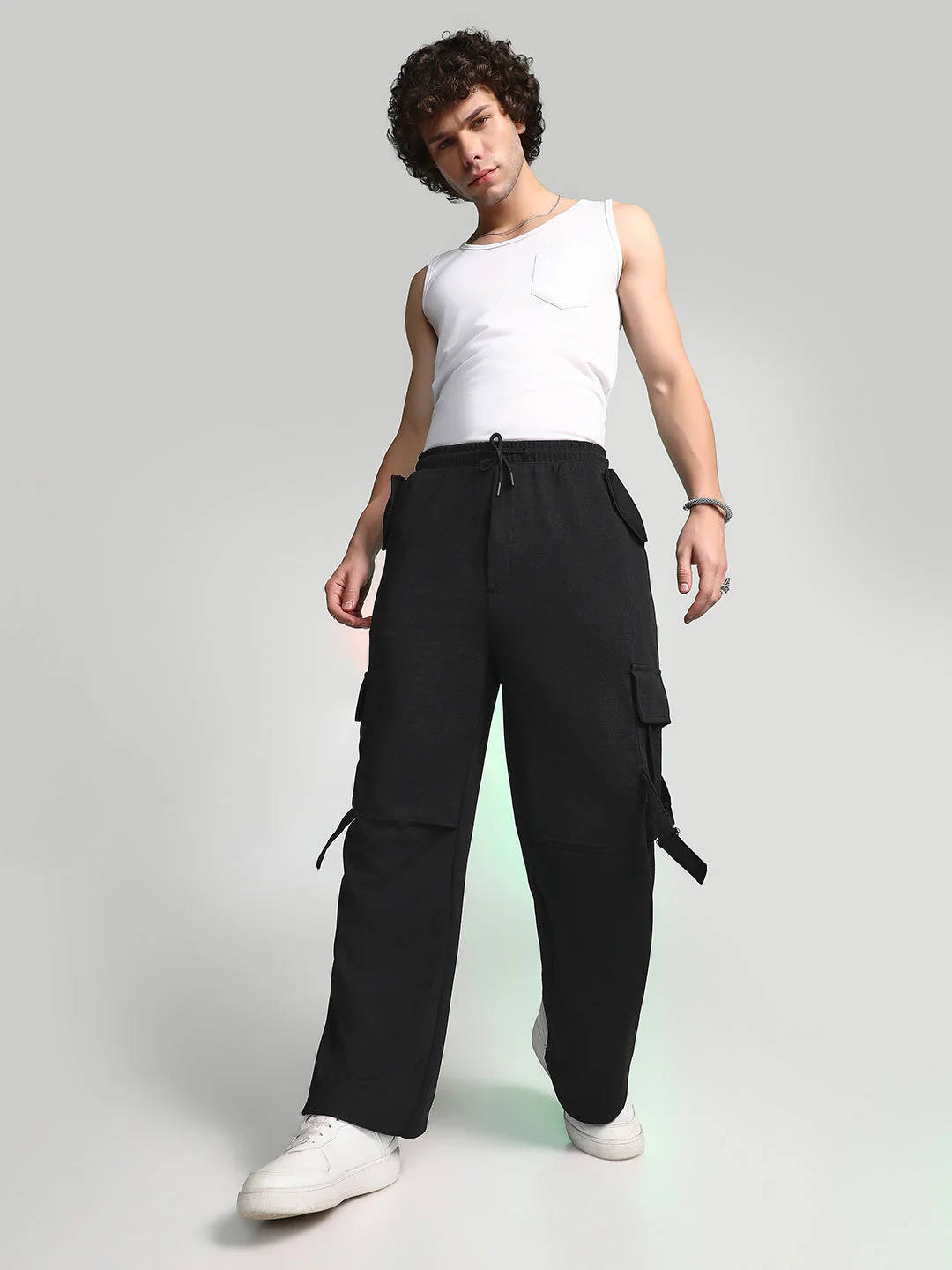 Textured Modular Utility Trousers - Image 5
