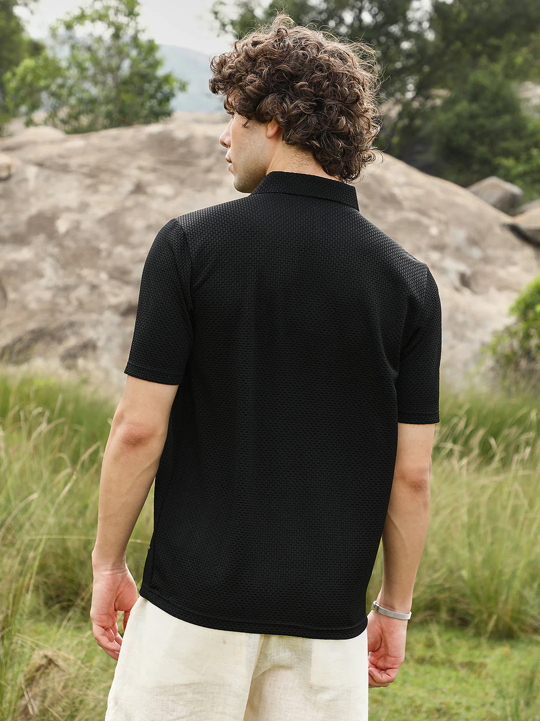 Warp-Tactile Polo T-Shirt - Image 4