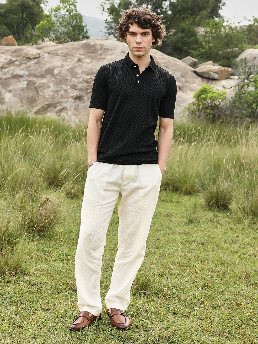 Warp-Tactile Polo T-Shirt - Image 5