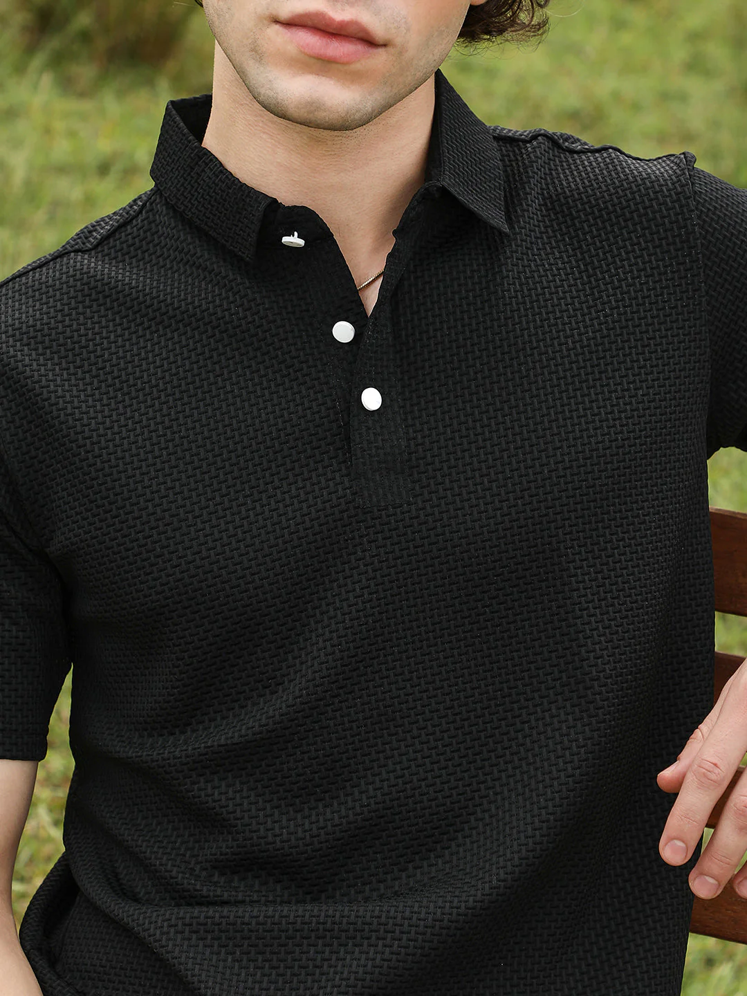 Warp-Tactile Polo T-Shirt - Image 7