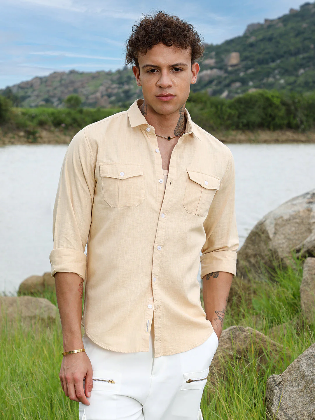 Heathered Utility Shirt - Image 2
