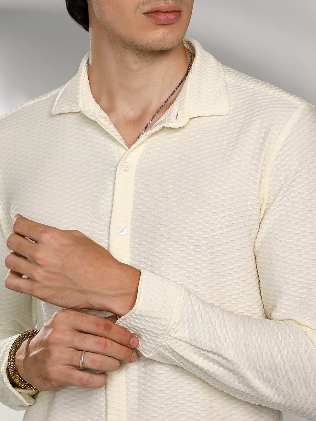 Hive-Textured Shirt - Image 7