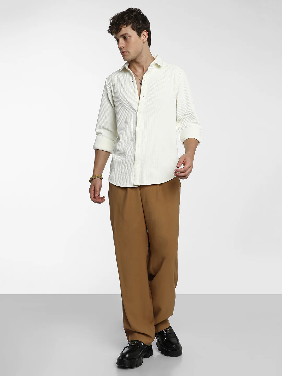 Stripe-Creased Shirt - Image 11
