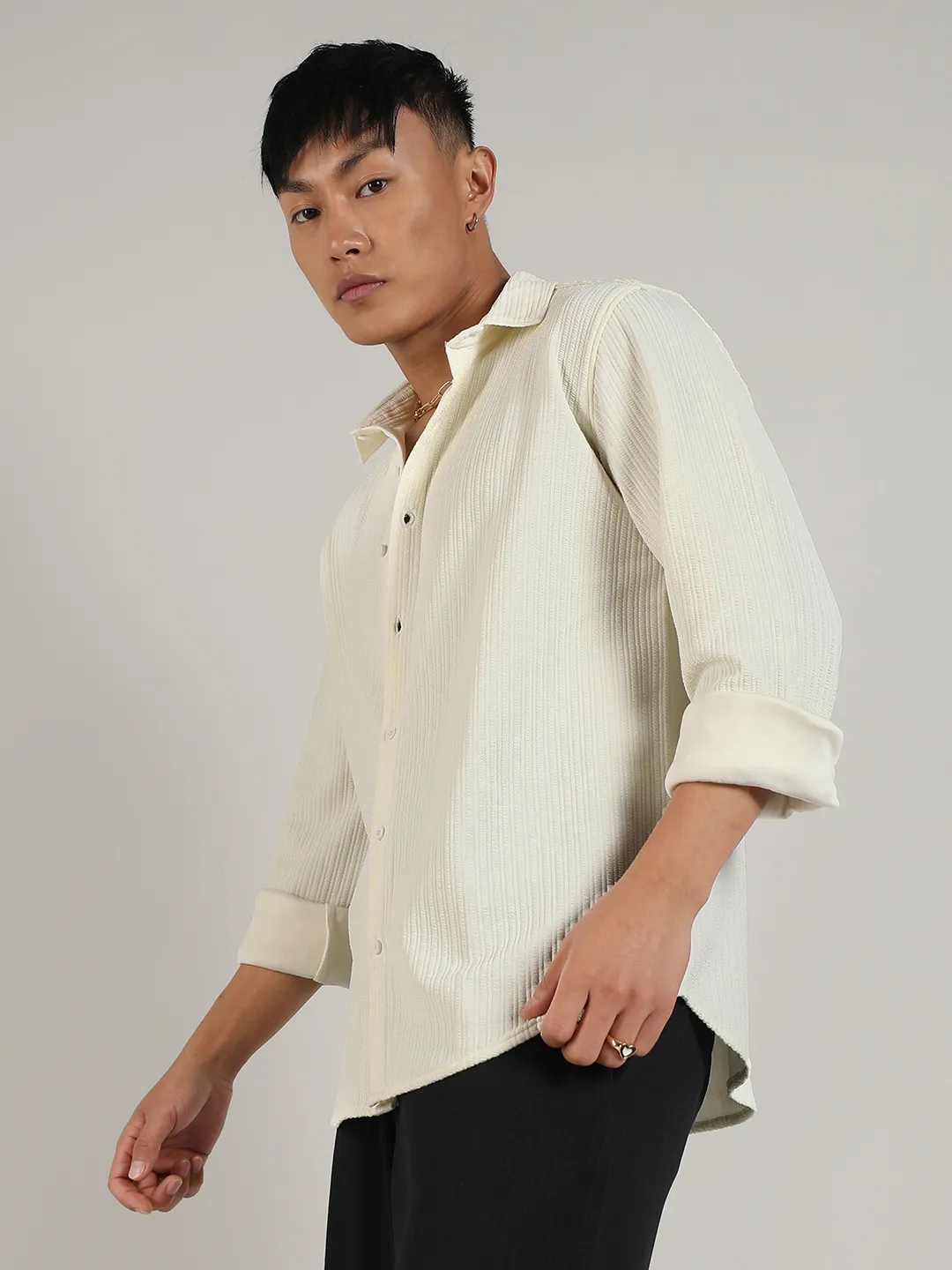 Stripe-Creased Shirt - Image 3