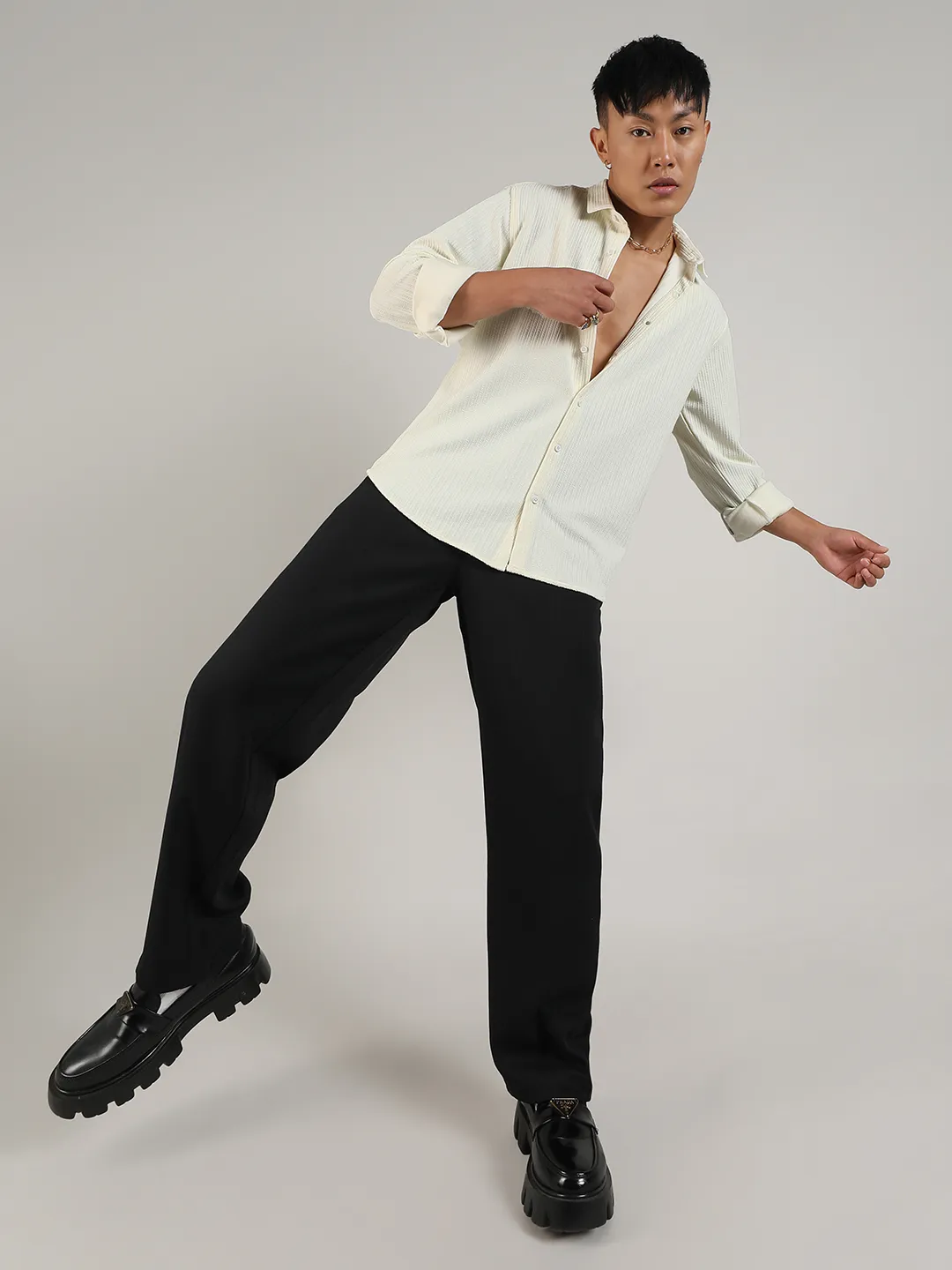 Stripe-Creased Shirt - Image 5