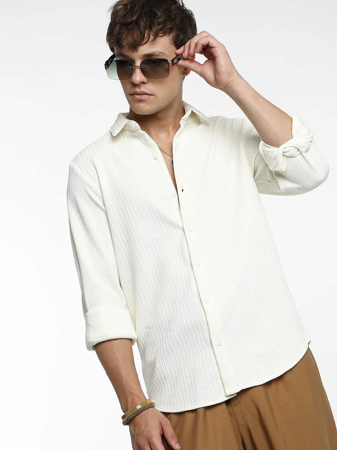 Stripe-Creased Shirt - Image 7