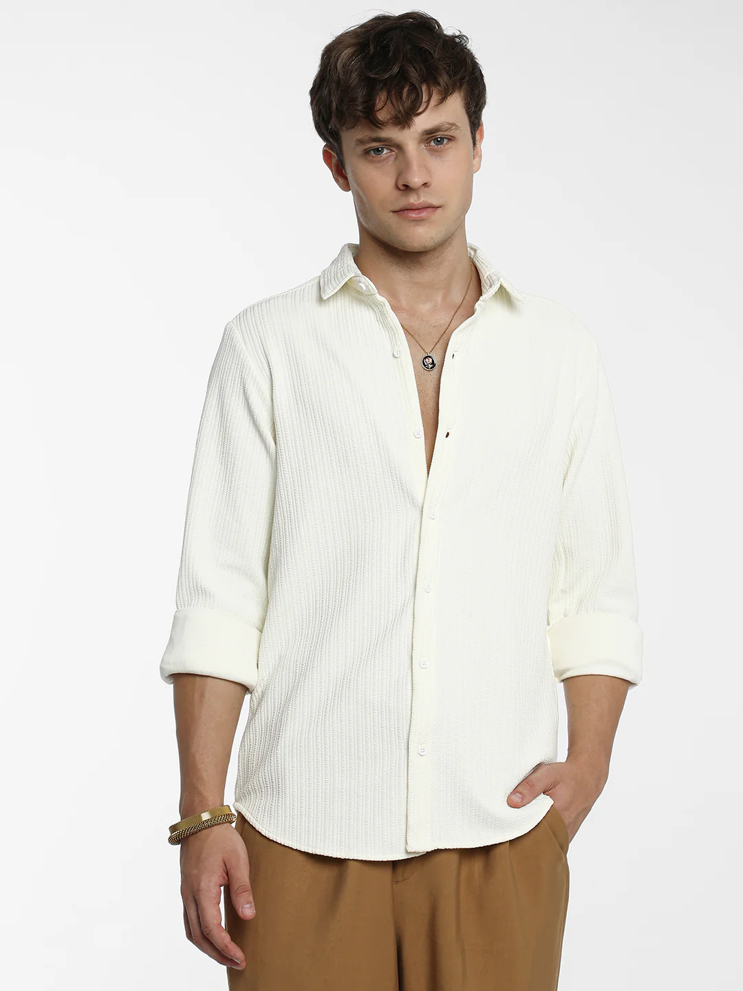 Stripe-Creased Shirt - Image 8