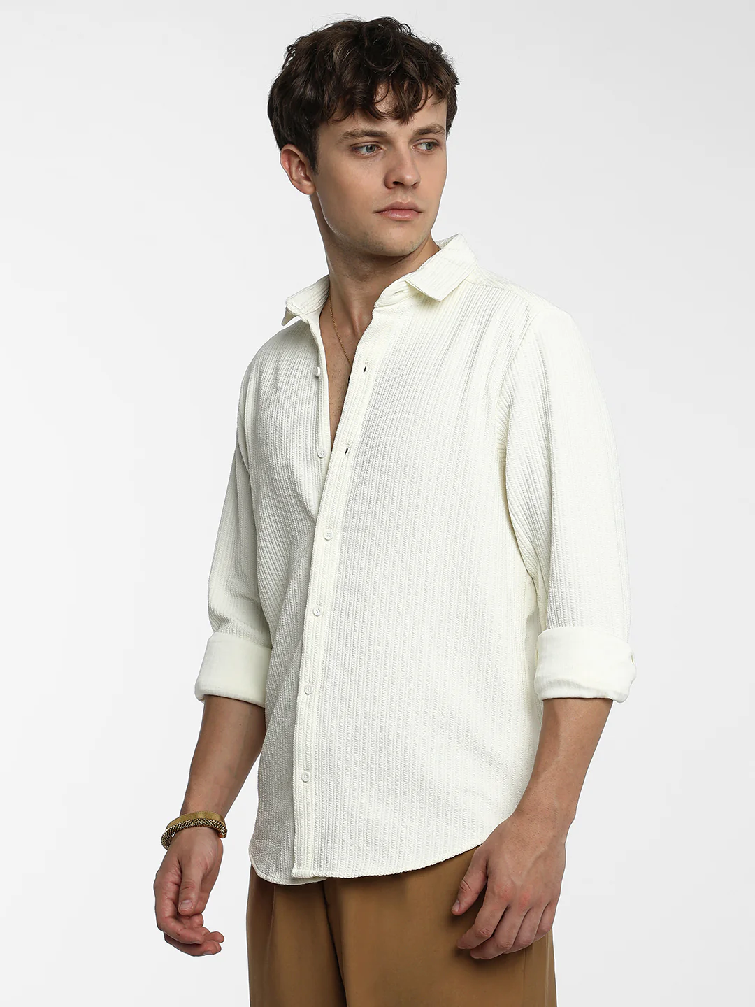 Stripe-Creased Shirt - Image 9