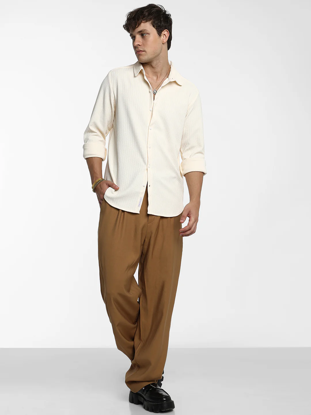 Stripe-Creased Shirt - Image 12