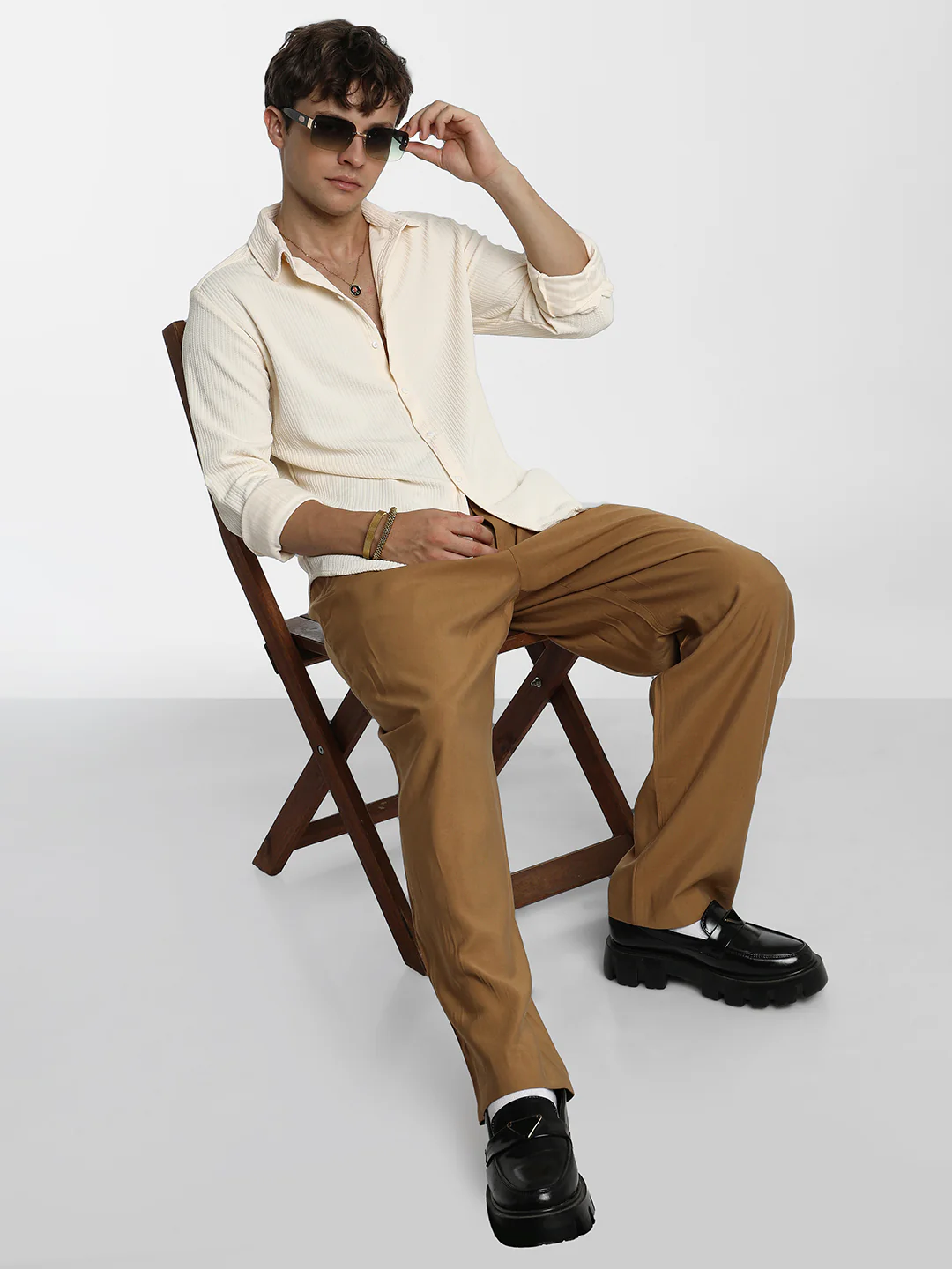 Stripe-Creased Shirt - Image 13