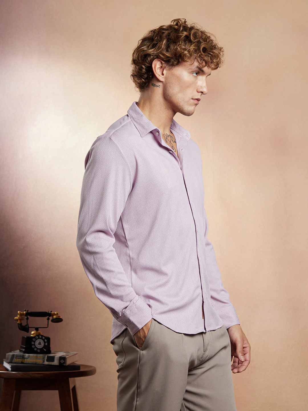 Waffle-CrossStitch Shirt - Image 3