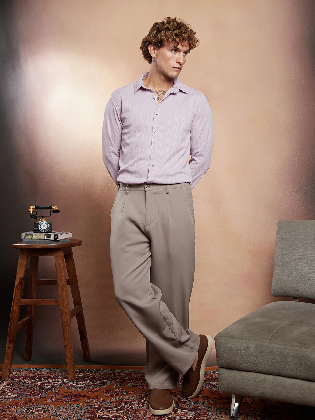 Waffle-CrossStitch Shirt - Image 6