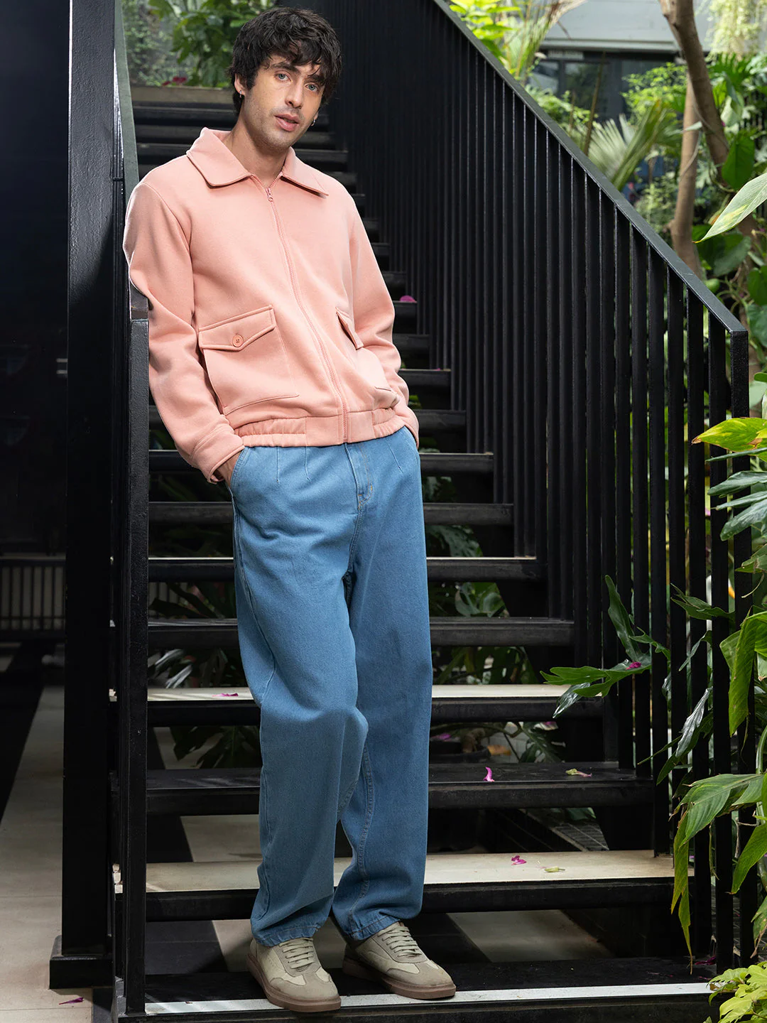 Zip-Front Knit Jacket - Image 5