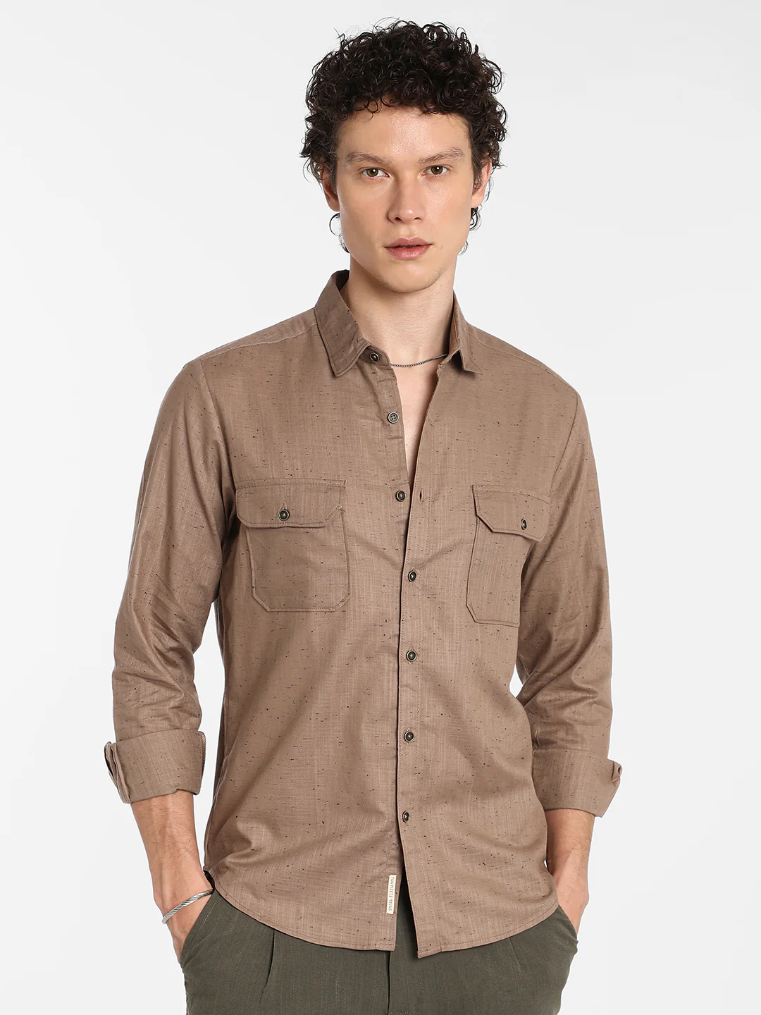 Heathered Utility Shirt - Image 10