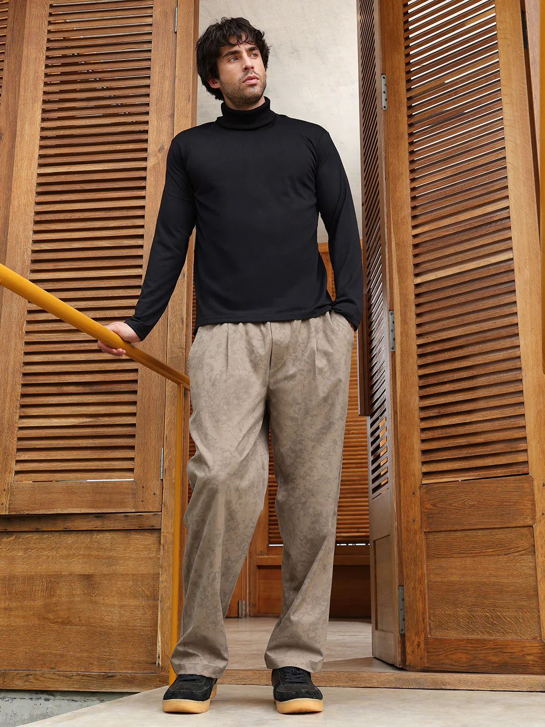 Splatter-Imprint Relaxed Trousers - Image 5