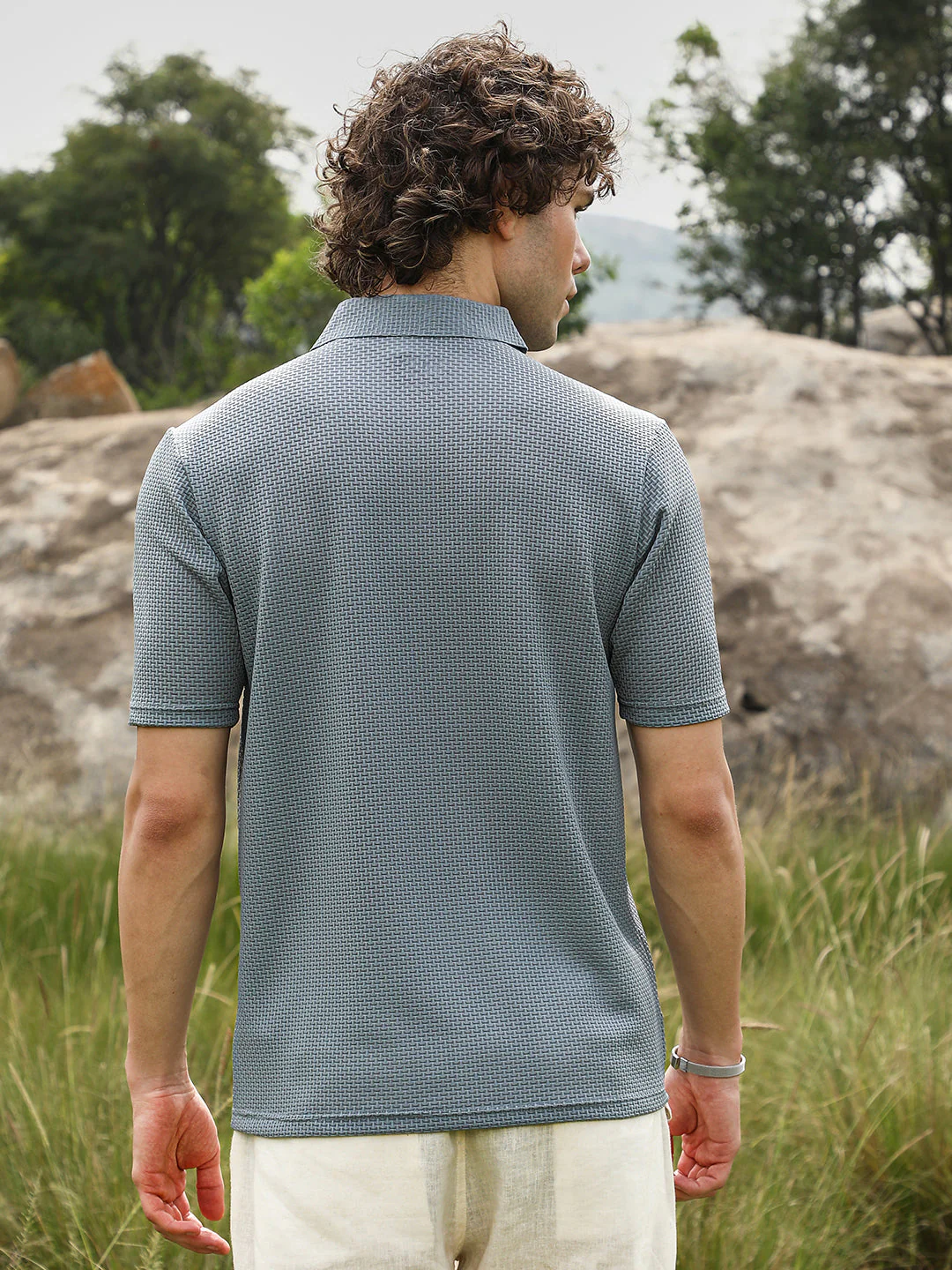 Warp-Tactile Polo T-Shirt - Image 4