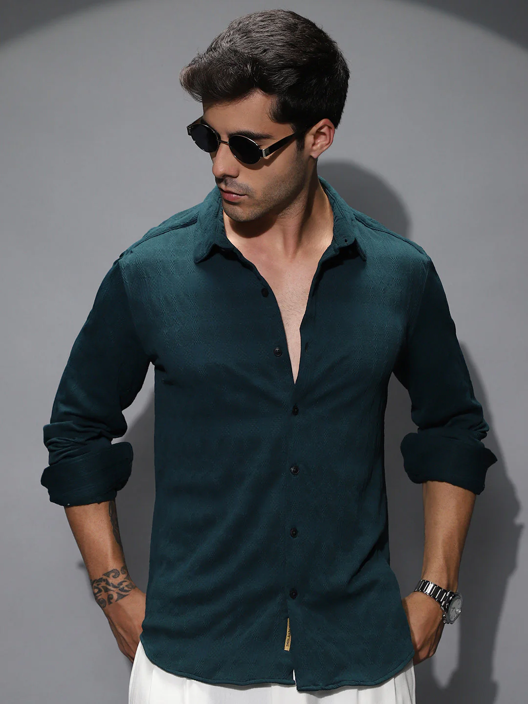 Braided-Knot Tactile Shirt