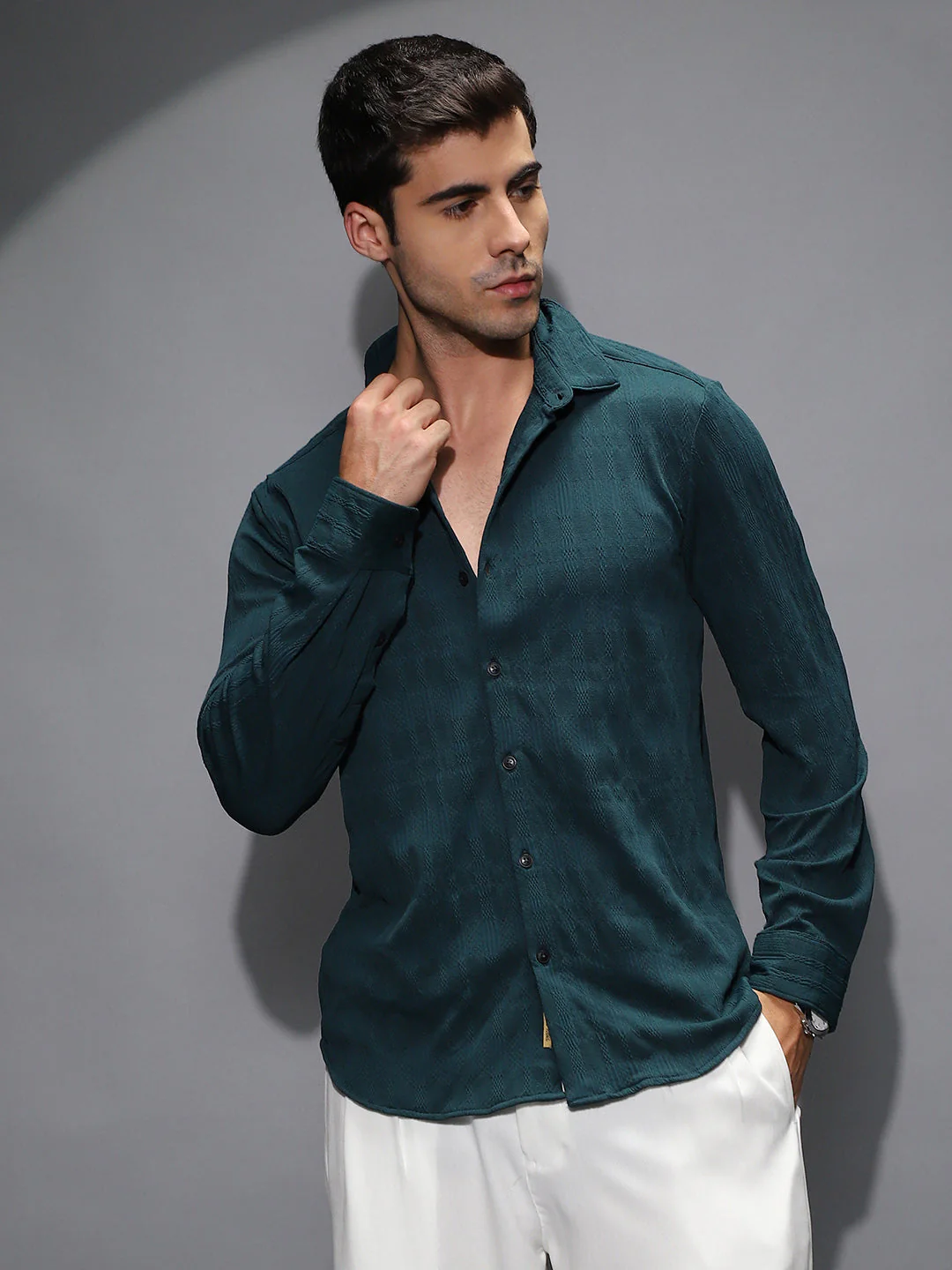 Braided-Knot Tactile Shirt - Image 2