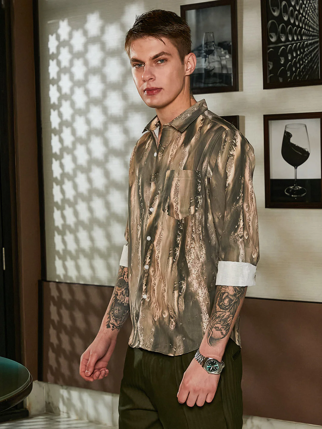 Earthy Oversized Shirt - Image 3