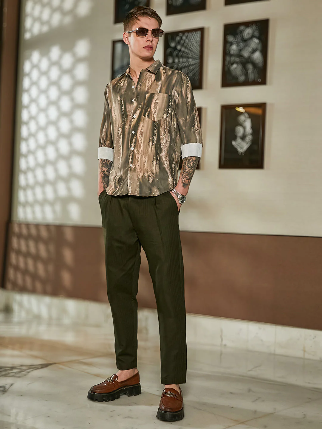 Earthy Oversized Shirt - Image 6