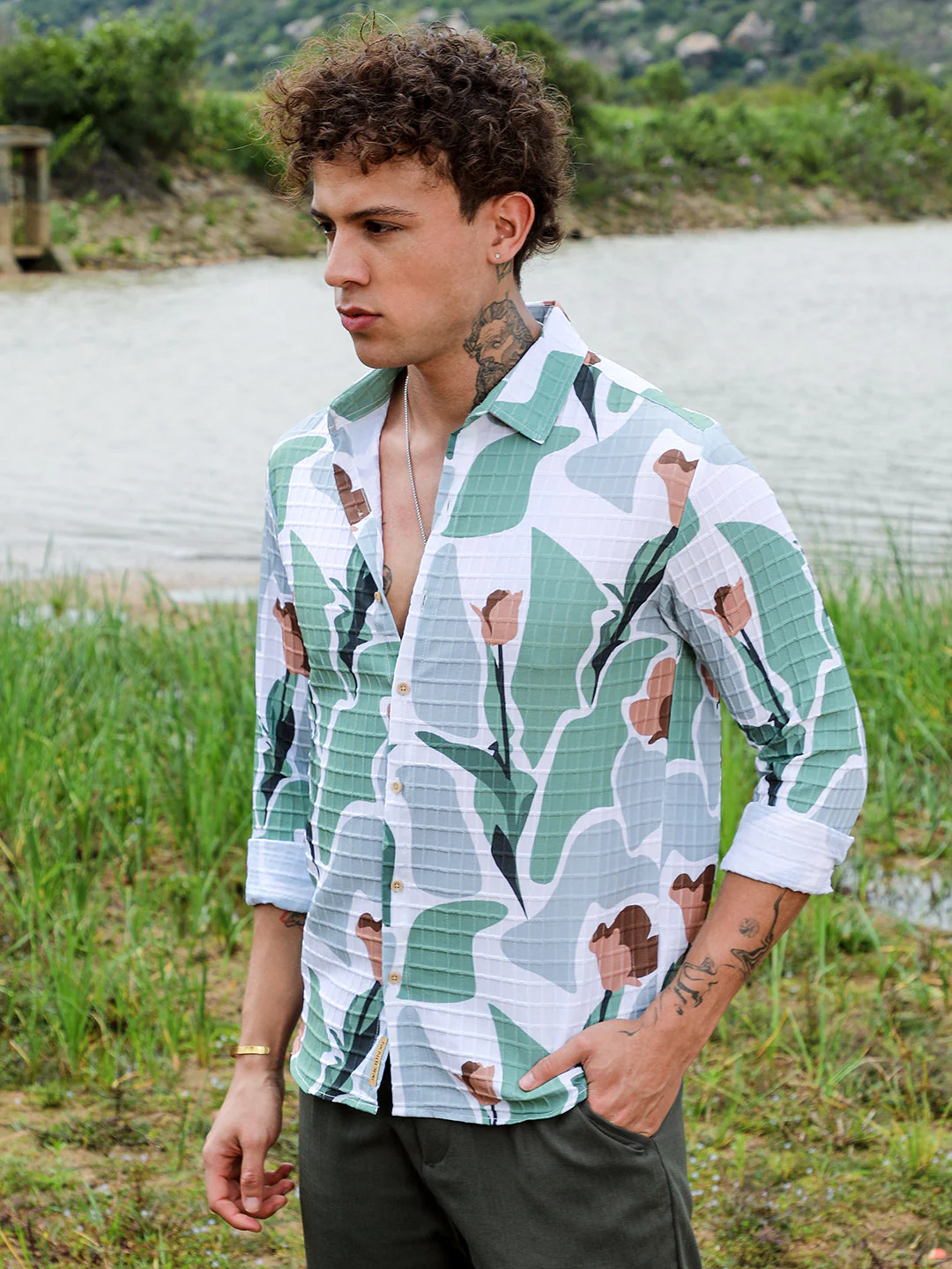 Abstract Tulip Shirt - Image 3