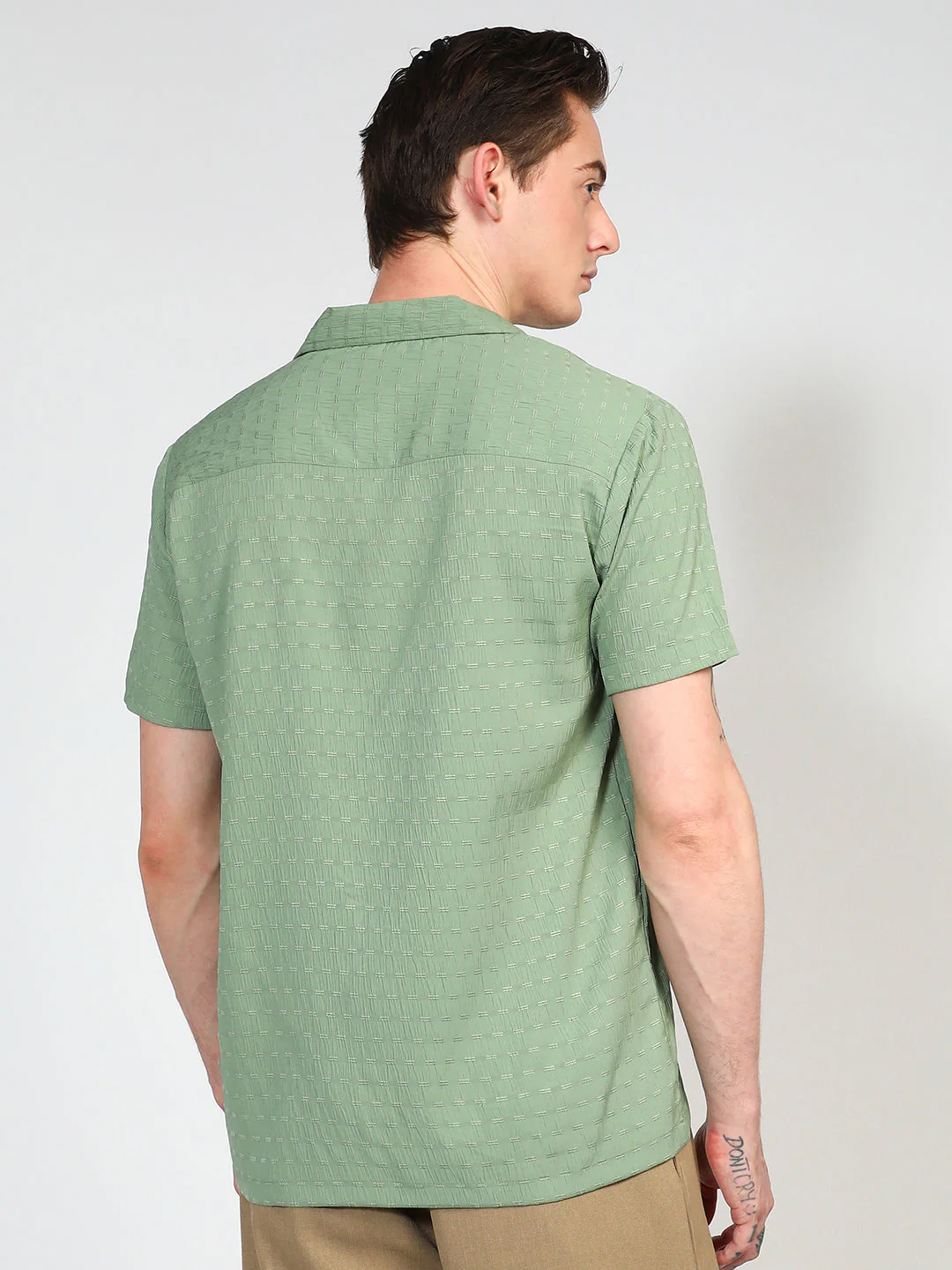 Embroidered Creased Shirt - Image 4