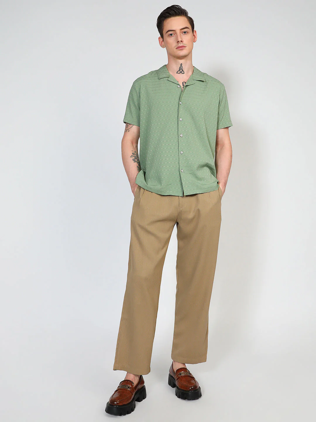 Embroidered Creased Shirt - Image 5