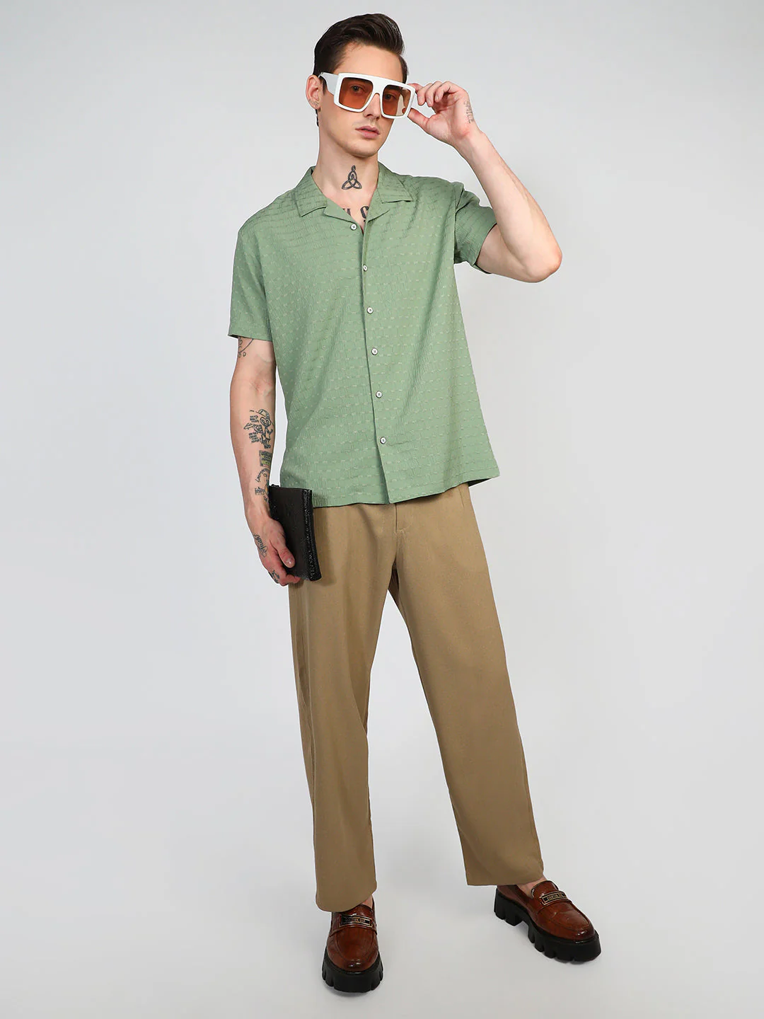 Embroidered Creased Shirt - Image 6