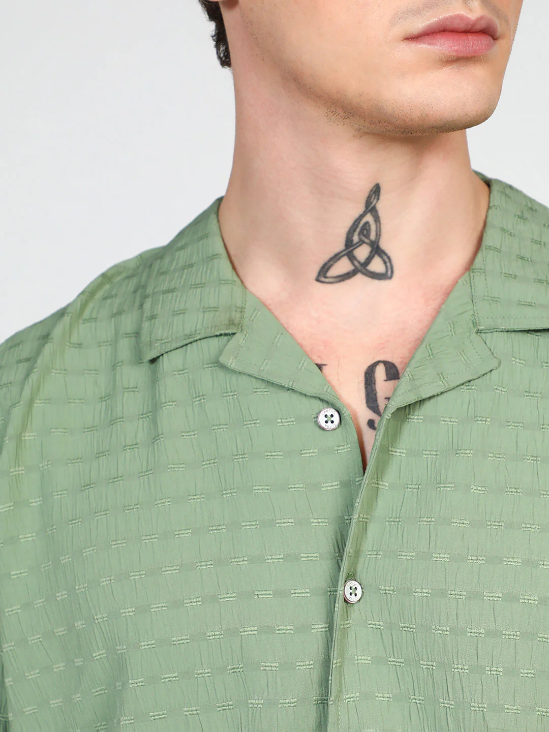 Embroidered Creased Shirt - Image 7