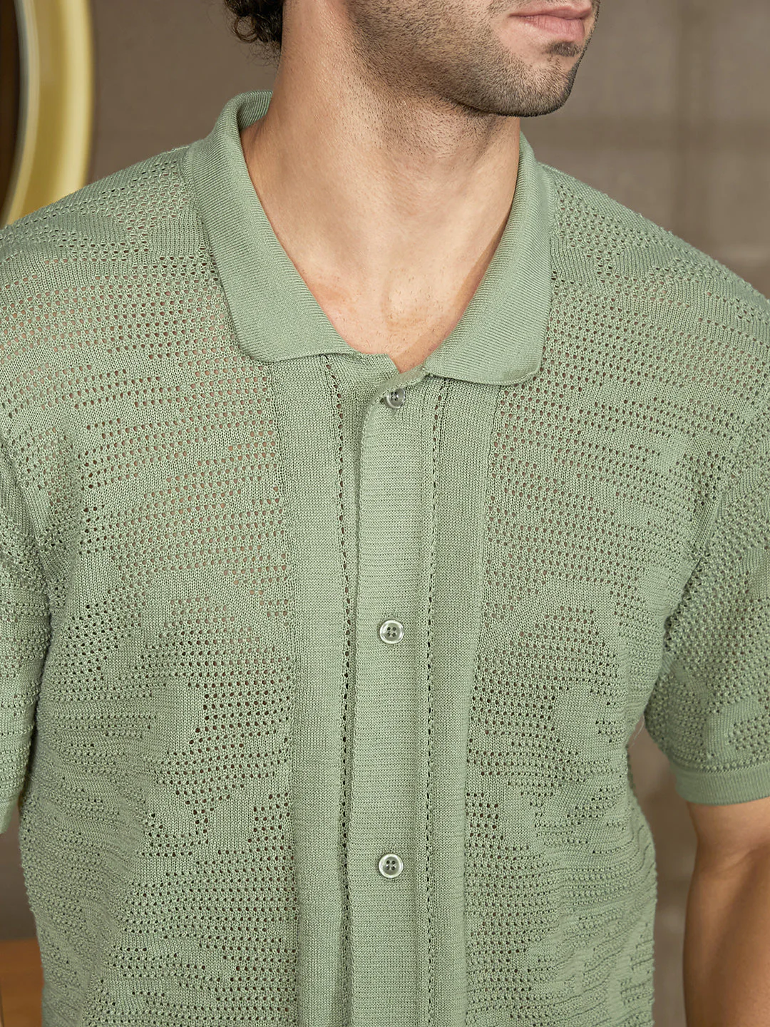Fluid-Knit Polo Shirt - Image 7