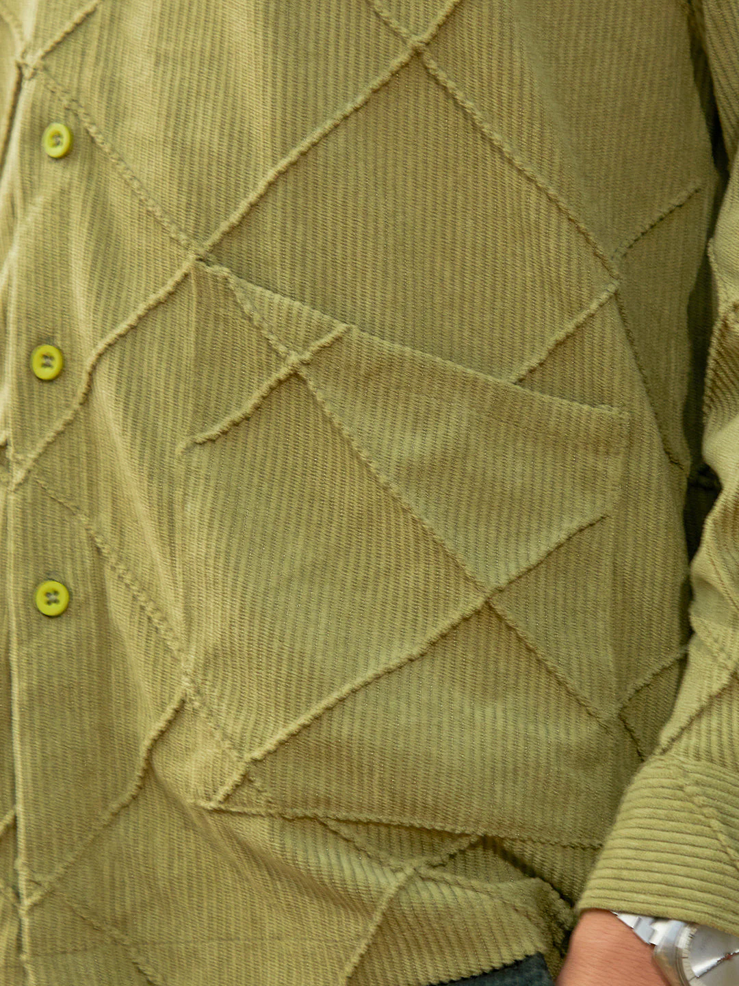 Grid-Corduroy Shirt - Image 8