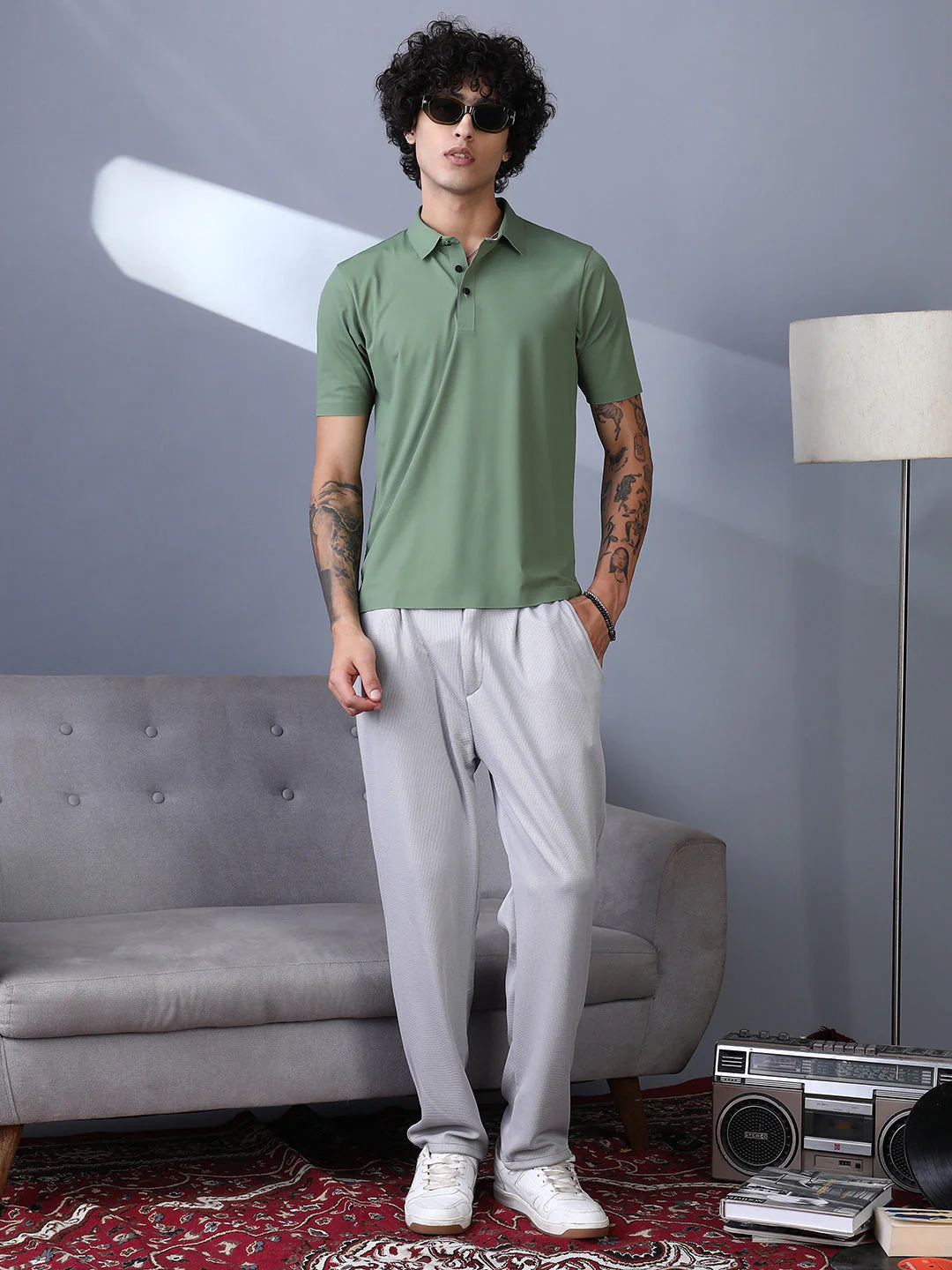 Seamless Touchgrain Polo T-Shirt - Image 6