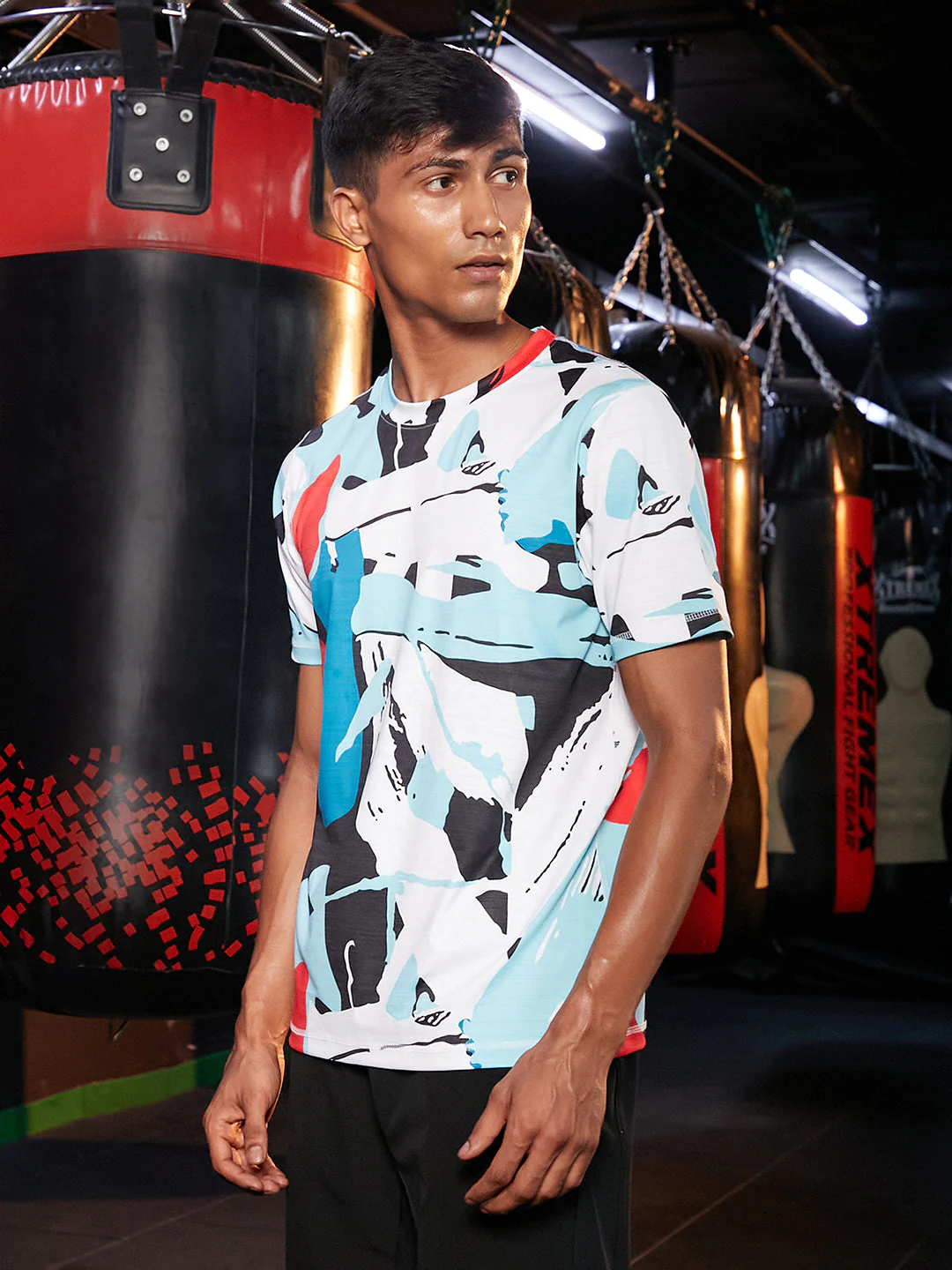 Abstract Activewear T-Shirt - Image 3