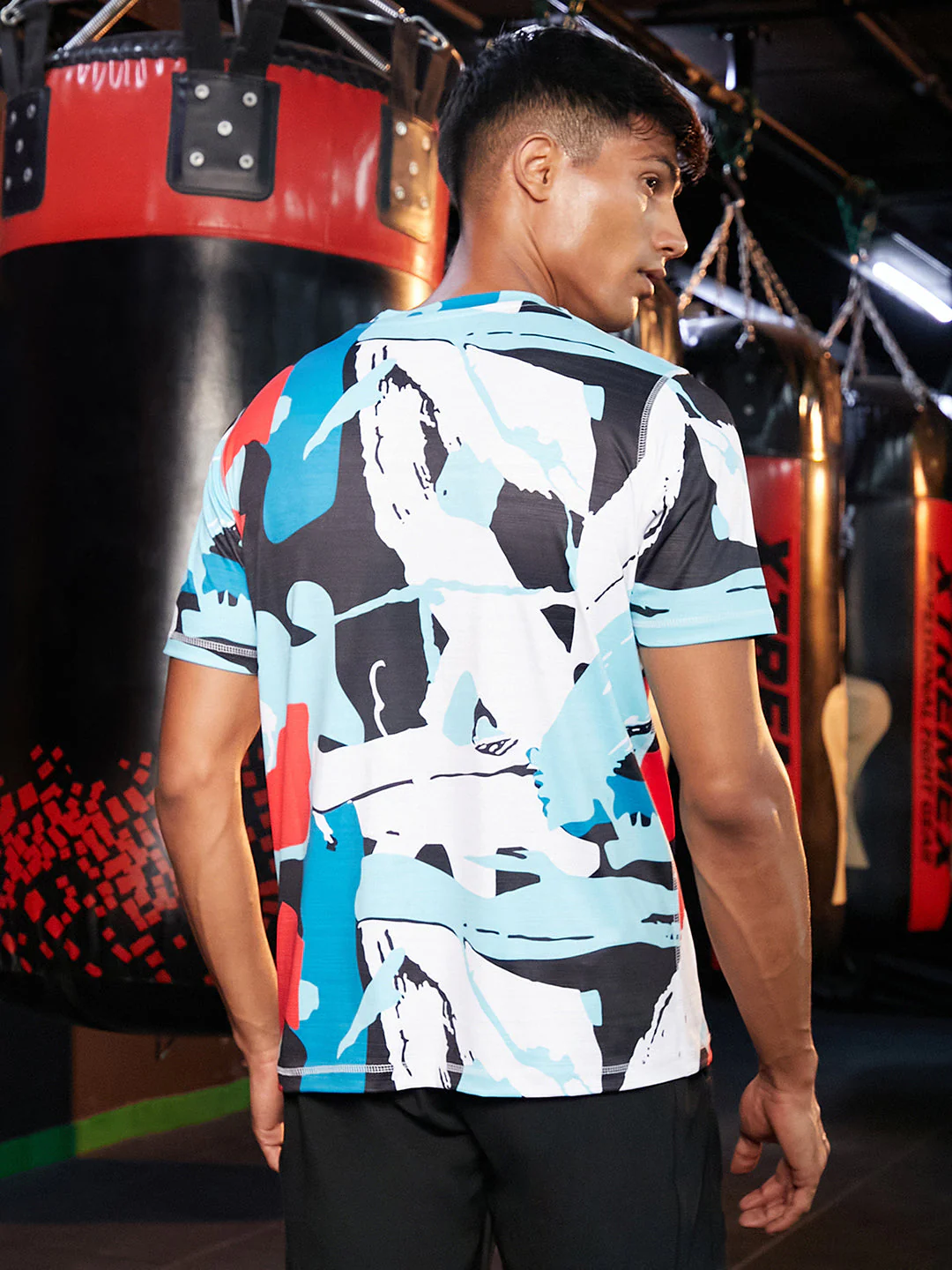 Abstract Activewear T-Shirt - Image 4