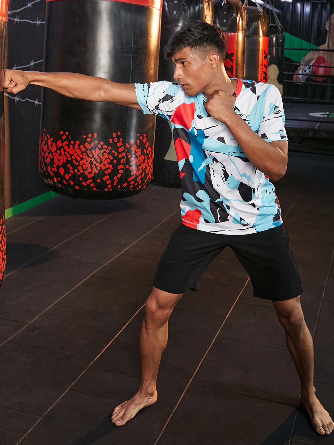 Abstract Activewear T-Shirt - Image 6